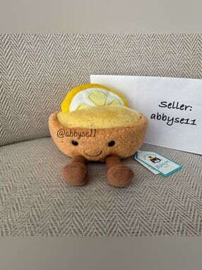 Jellycat Amuseables Collette Tarte Au Citron - Authentic - BNWT - Fast Ship